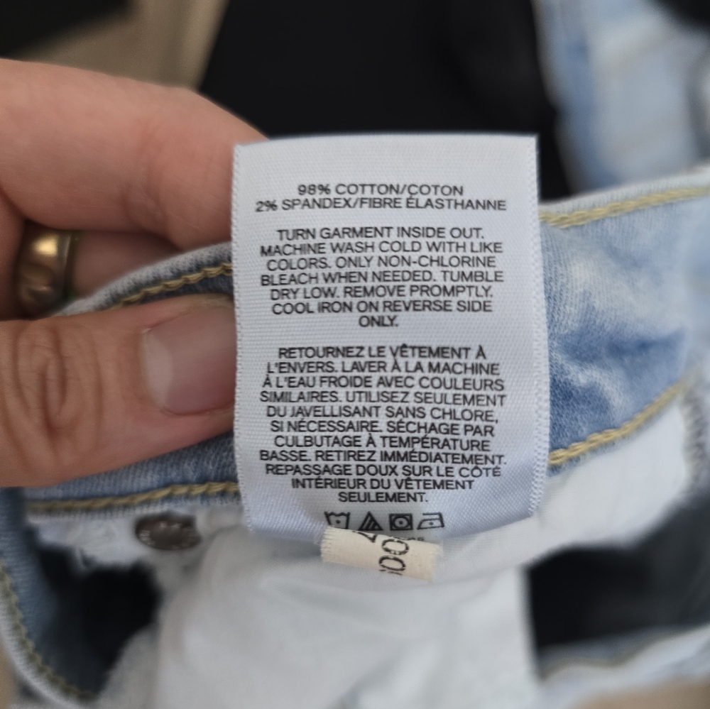 Express High Rise Girlfriend Jeans Size 2P - Picture 3 of 4